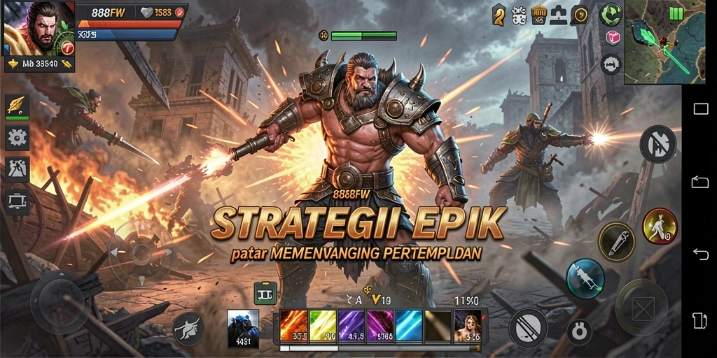Gameplay strategi yang intens dan menantang di 888FW.