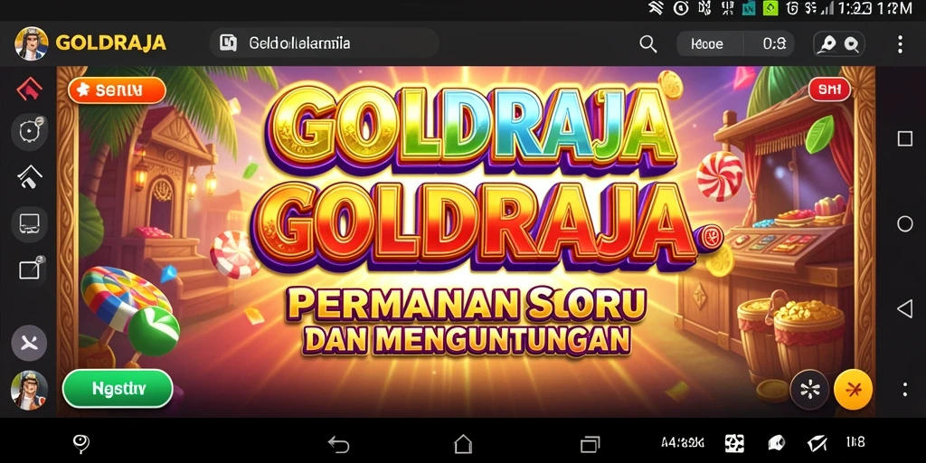 Gameplay seru dengan berbagai tema menarik di GOLDRAJA.