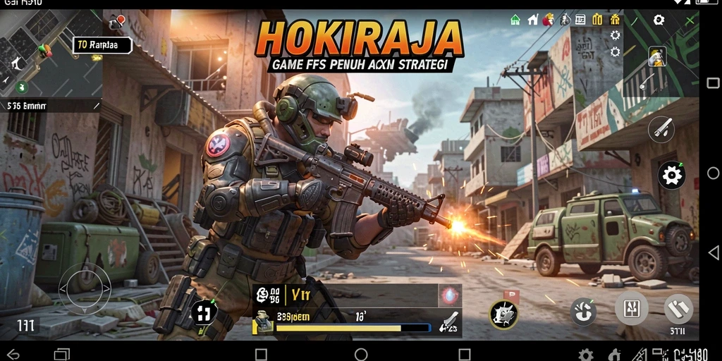 Gambaran gameplay HOKIRAJA yang sangat menegangkan dan kompetitif.