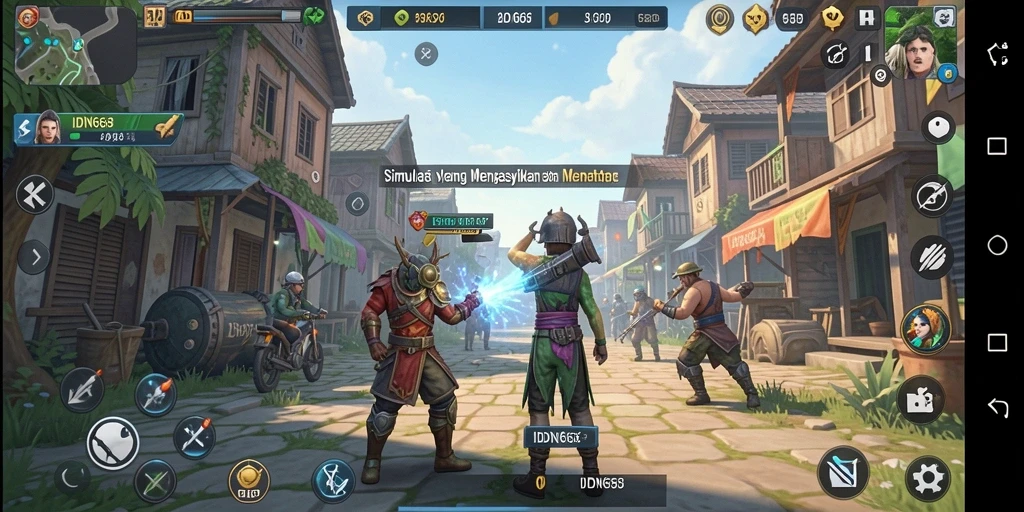 Tampilan gameplay <strong>IDN668</strong> yang menarik dan penuh warna.