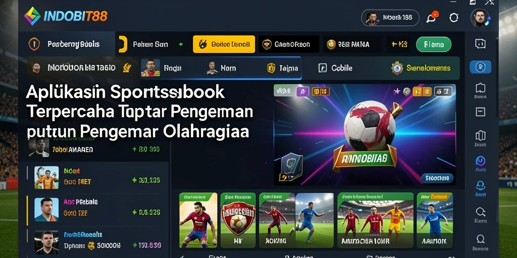 Tampilan menarik dari gameplay INDOBIT88 di taruhan olahraga.