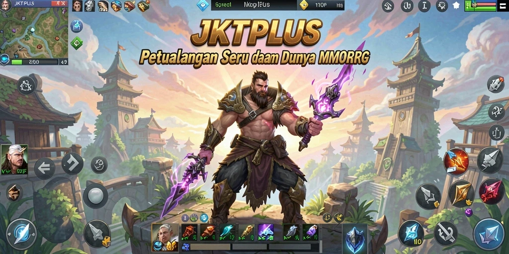 Tampilan gameplay seru di dunia MMORPG JKTPLUS.