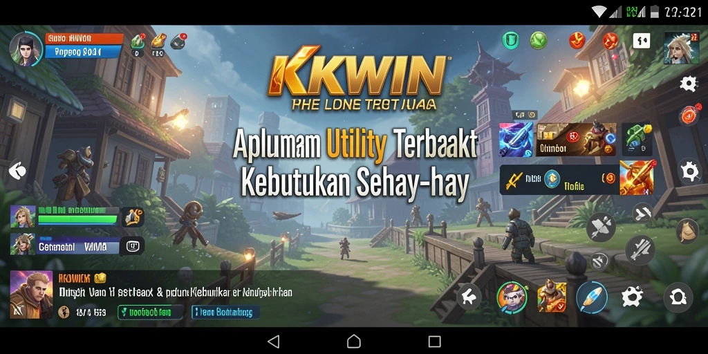 Tampilan utama KKWIN dengan fitur manajemen aktivitas yang sederhana.