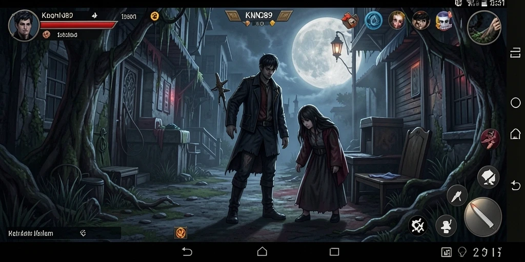 Screenshot menampilkan aksi menegangkan dalam game KNO89.