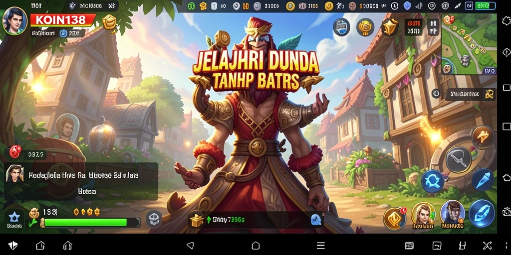Screenshot gameplay yang menunjukkan dunia terbuka yang luas dan interaktif.
