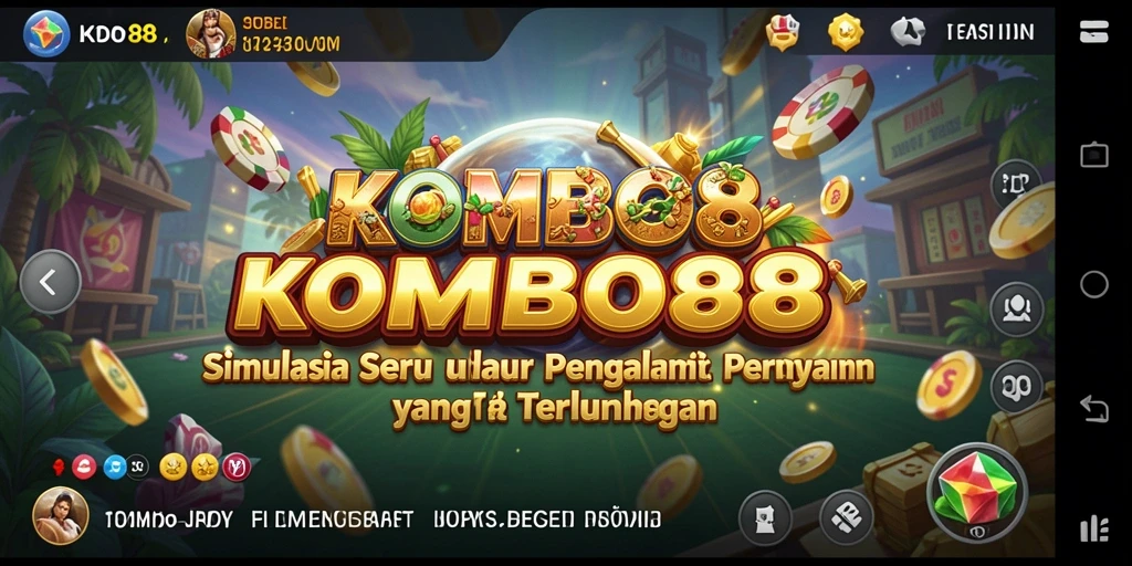 Tampilan gameplay simulasi yang menarik dan interaktif di KOMBO88.
