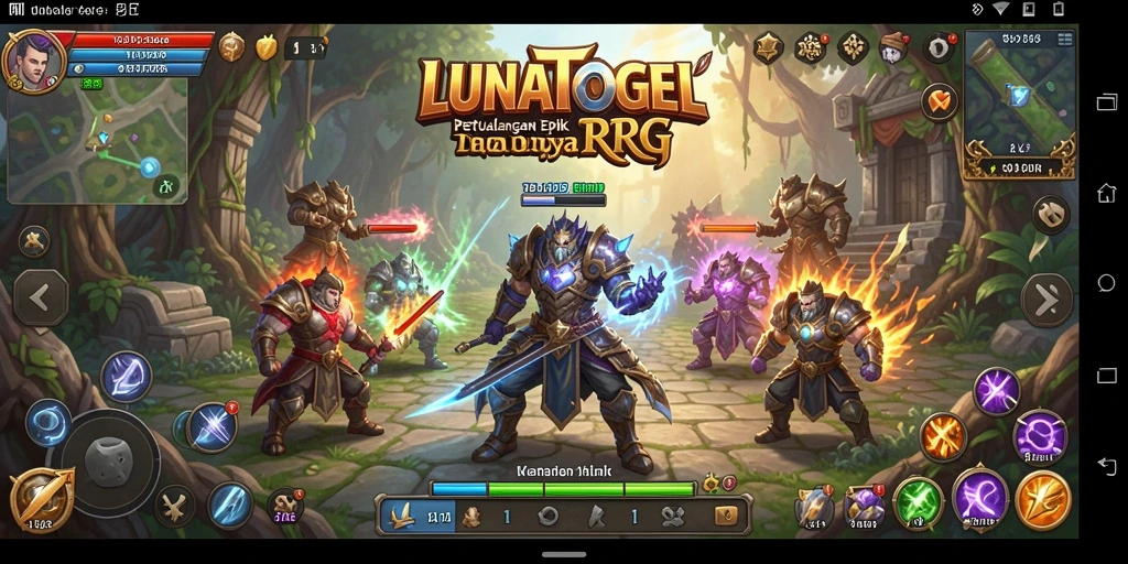 Gameplay menarik LUNATOGEL dengan pertarungan dan petualangan seru.