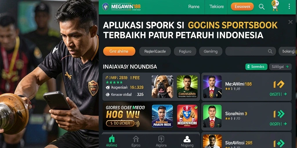 Tampilan gameplay MEGAWIN188 yang menarik dan interaktif untuk Sportsbook.
