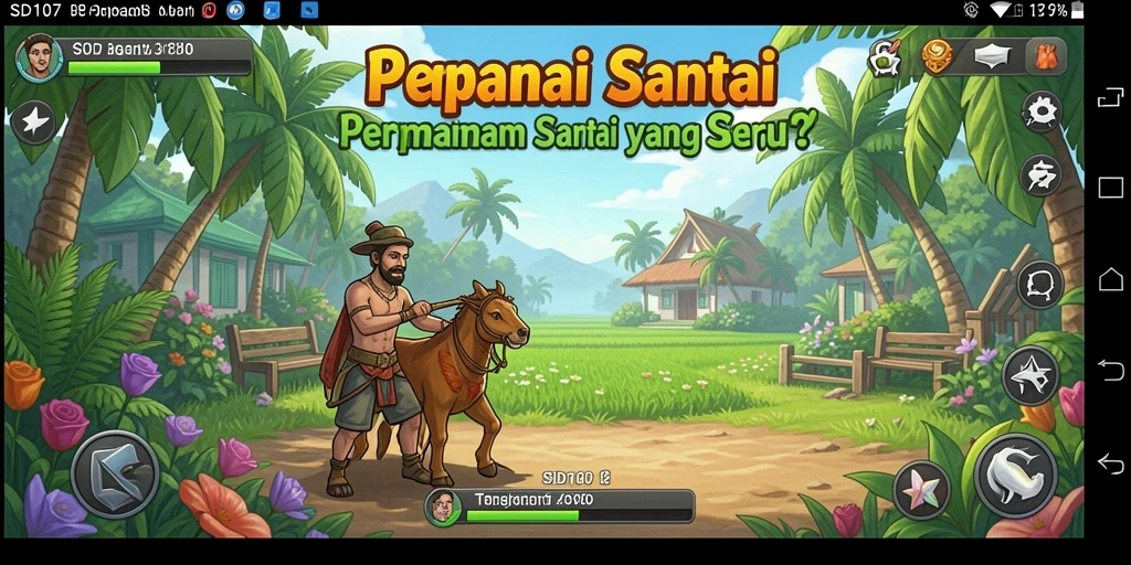 Screenshot permainan SD107 menampilkan suasana gameplay yang penuh warna dan menyenangkan.