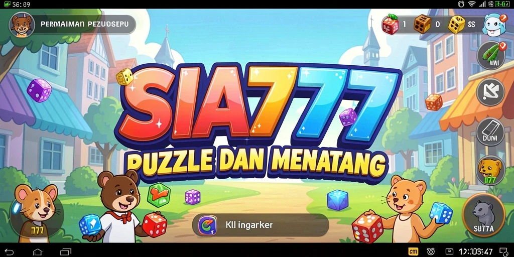Tampilan gameplay SIA777 yang seru dan menantang teka-teki.