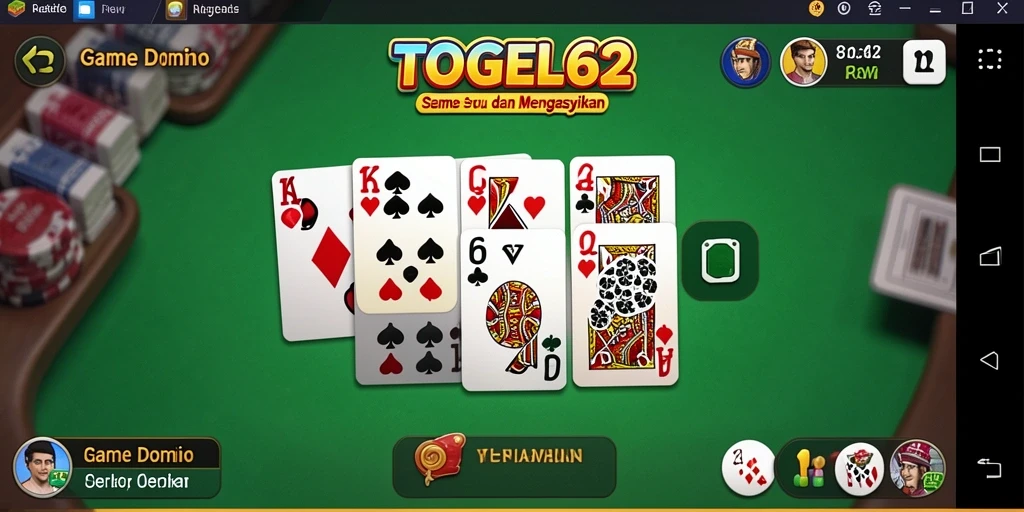 Screenshot gameplay TOGEL62 yang seru dan menarik.